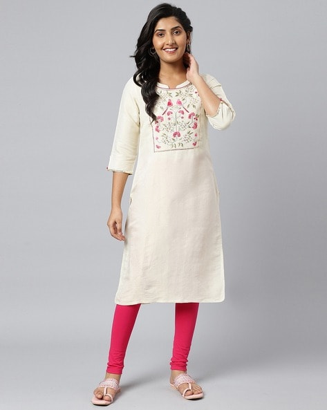 Aurelia women's 2025 straight kurta