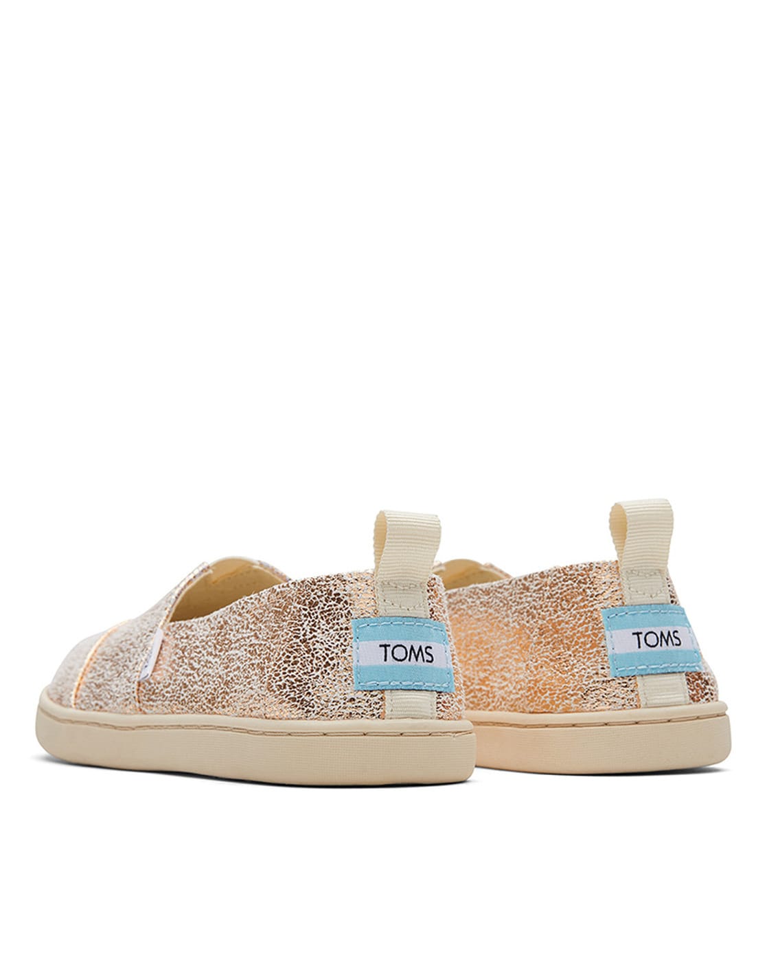 Toms rose gold hot sale avalon flat shoes