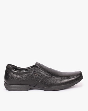 lee cooper black derby formal shoes