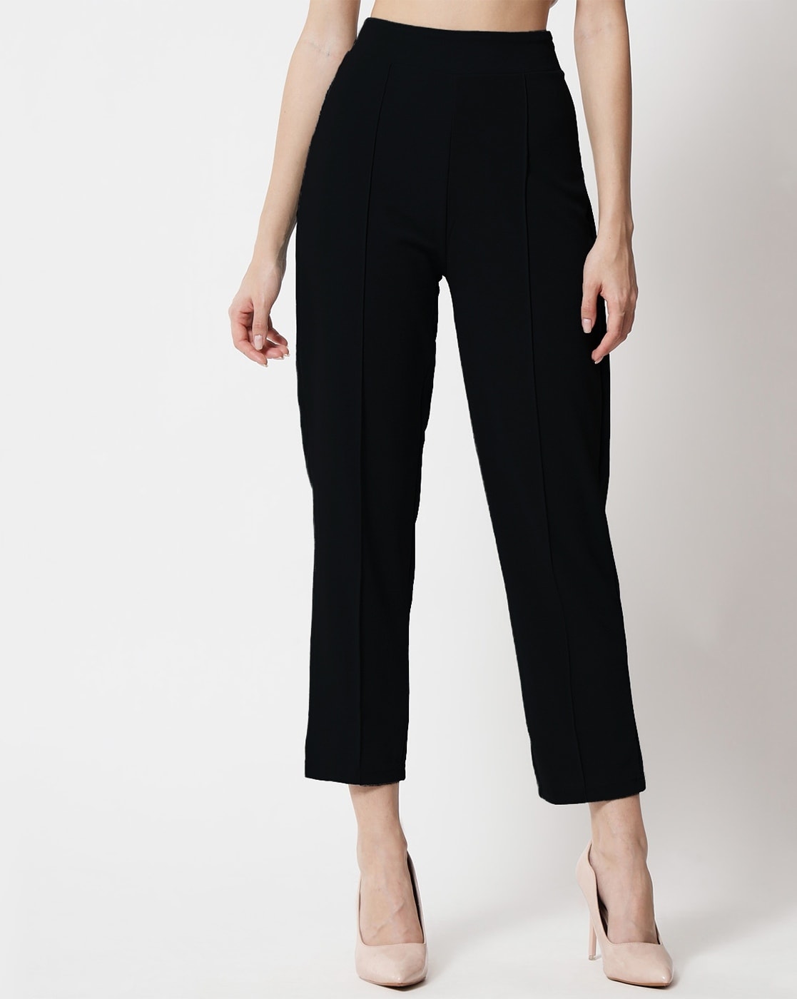 Buy Black Trousers & Pants for Women by KOTTY Online