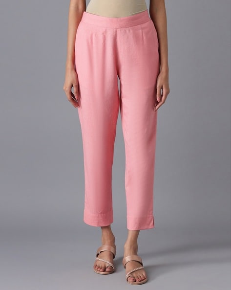 Buy Pink Pants for Women by AURELIA Online