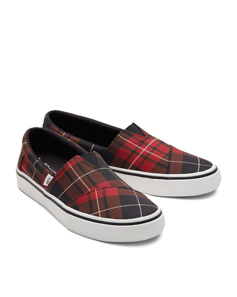 Checkered toms on sale