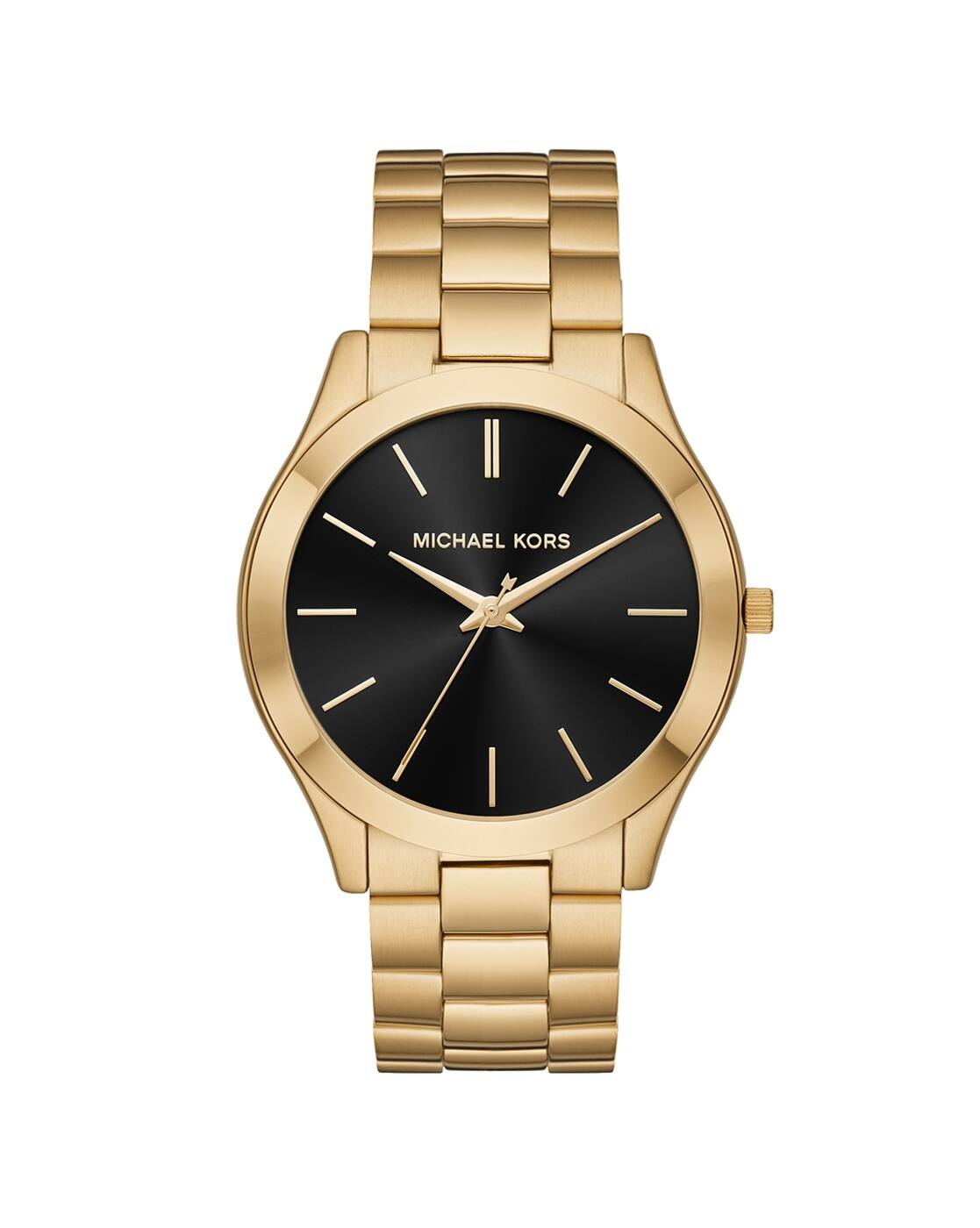 Slim Runway Water-Resistant Analogue Watch-MK8621