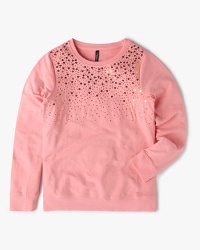 Buy Pink Sweatshirts & Hoodie for Girls by RIO GIRLS Online