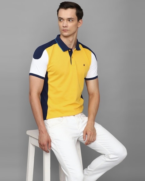 Louis Philippe Polo T-Shirts, Louis Philippe Navy T-shirt for Men