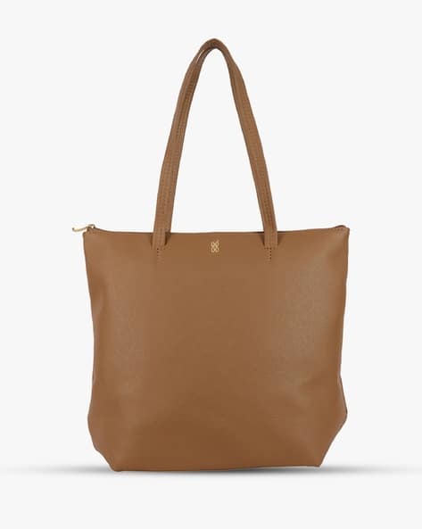 Women Tote Bag with Metal Accent