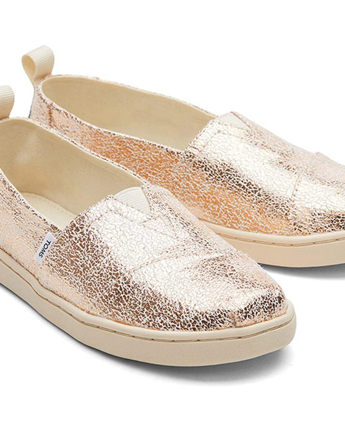 toms shoes rose gold