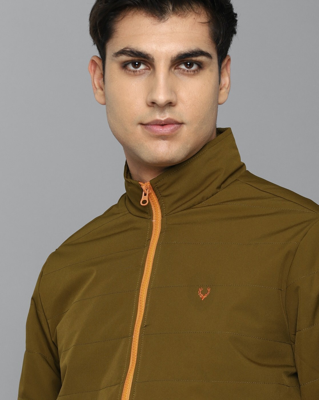 Buy Olive Green Jackets & Coats for Men by ALLEN SOLLY Online | Ajio.com