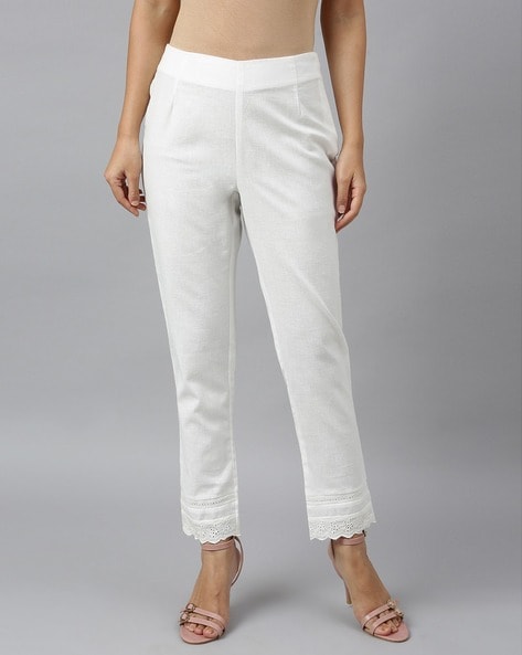 Trouser Pants for Women Office Pants with Pocket and Zipper 19A0052-saigonsouth.com.vn