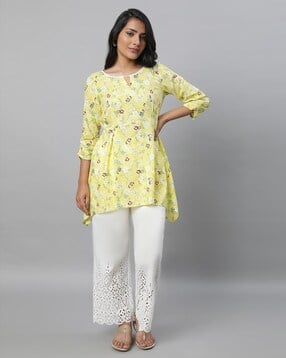 Floral Print A-Line Kurti-image-43