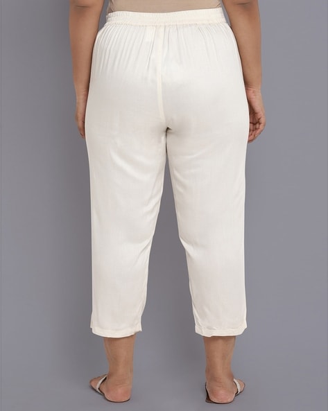 Ankle-Length Pants with Slip Pockets