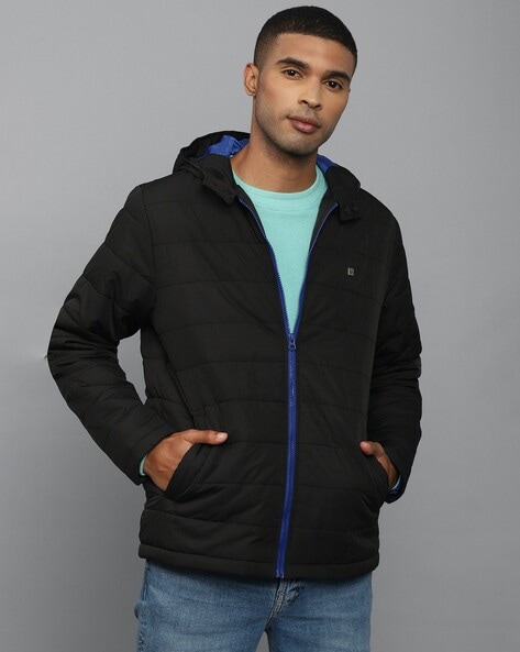 Buy Boys Black Solid Regular Fit Jacket Online - 611158 | Allen Solly