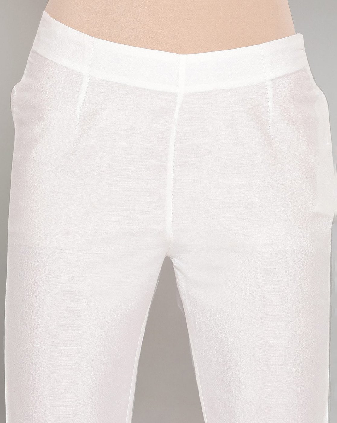 Buy Ecru Trousers & Pants for Women by W Online