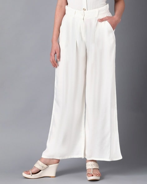 Buy White Pants For Women Online In India At Best Price Offers | Tata CLiQ