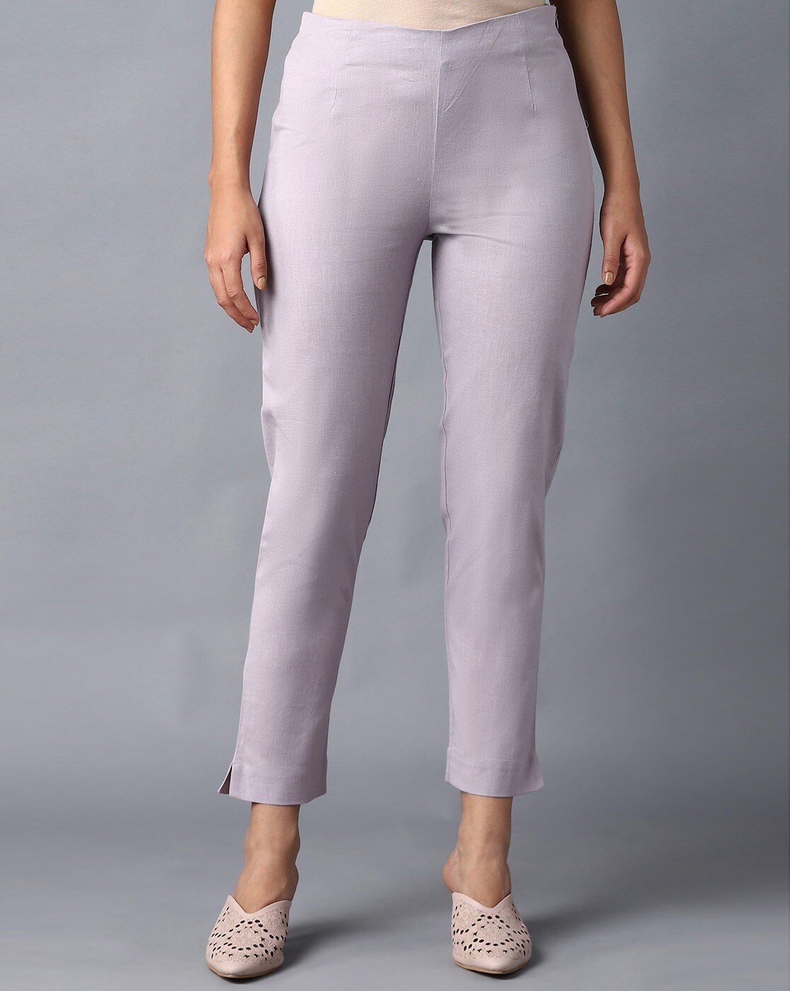 Buy JONAYA Cotton Flex Ankle Length Regular Plus Size Trouser Pant for  Women Online at Best Prices in India - JioMart.
