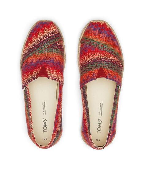 Cherry tomato woven store women's espadrilles