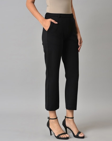 Womens Casual Comfort Long Trousers Elastic Waist Drawstring Lace Up Harem  Pants | eBay