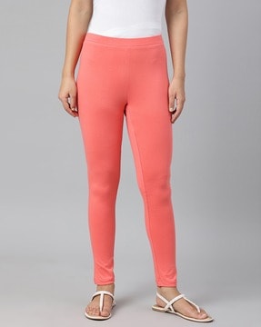 Peach color ankle length clearance leggings