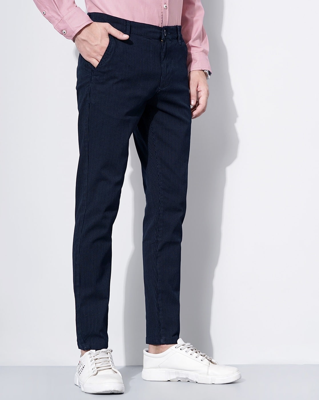 POLO Ralph Lauren Navy BLUE PIN STRIPE Stretch Tailored Slim Fit Pants XL  NWT | eBay