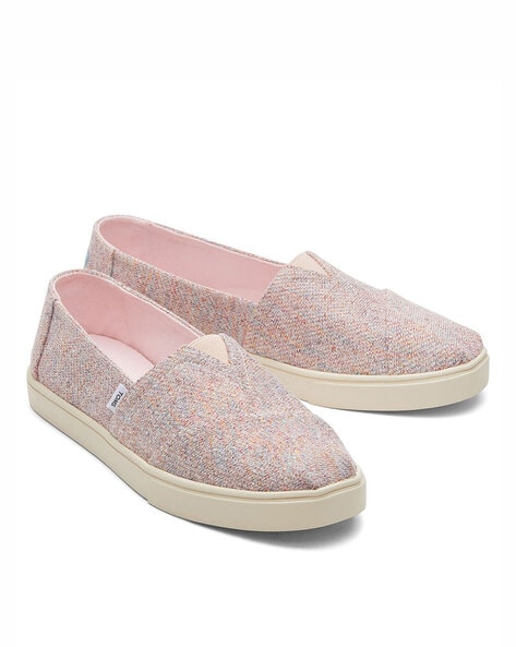 Toms pink hot sale sparkle shoes