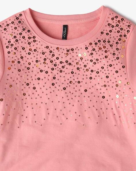 Buy Pink Sweatshirts & Hoodie for Girls by RIO GIRLS Online