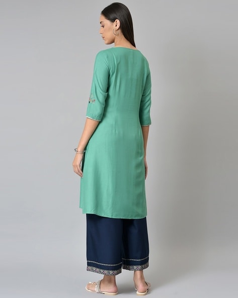 Cotton Front Slit Jacket Style Kurti at Rs 750