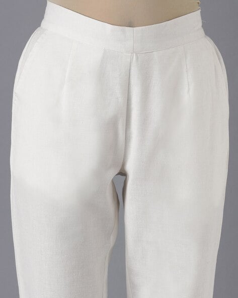 Buy White Pants for Women by AURELIA Online