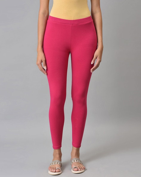 W Ankle-Length Elasticated Waist Leggings