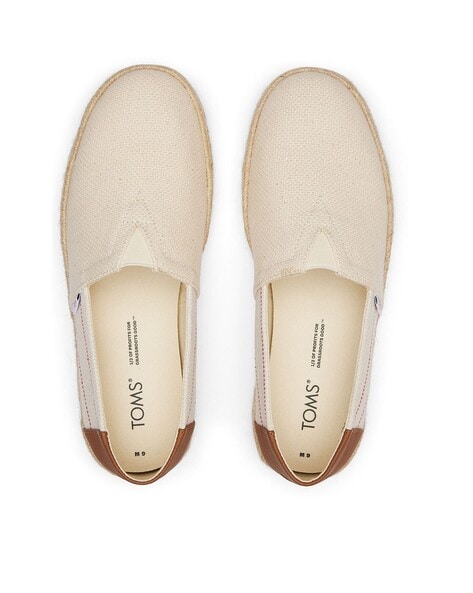 Toms hot sale nubuck espadrilles