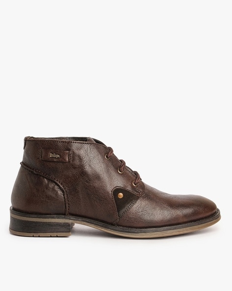 Mens brown casual store boots