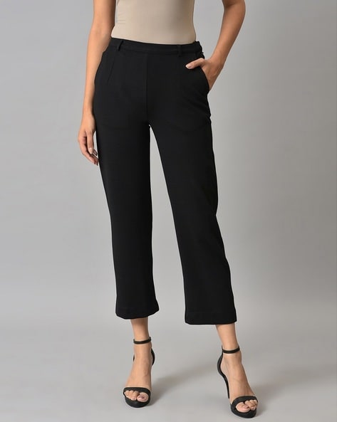 Black Trousers - Buy Black Trousers Online in India