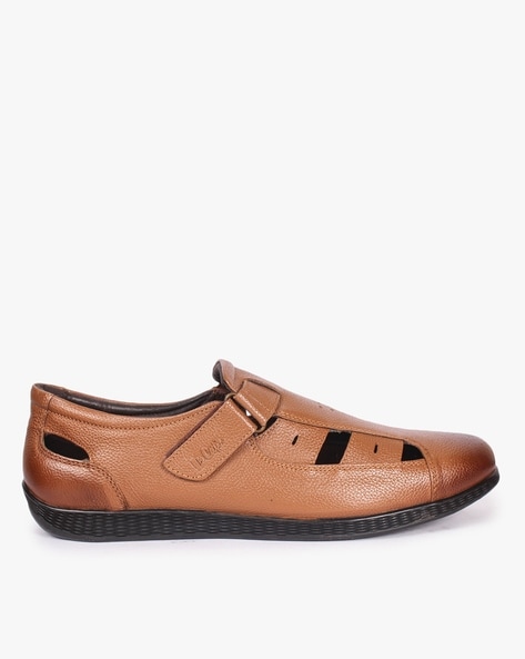 Men Slip-On Sandals with Velcro Closure