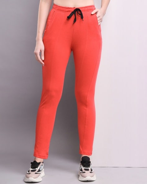 Buy Red Track Pants for Women by Q - RIOUS Online