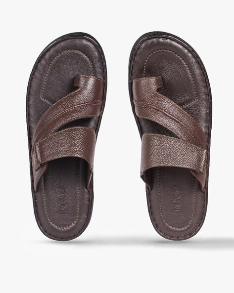 mens toe loop sandals