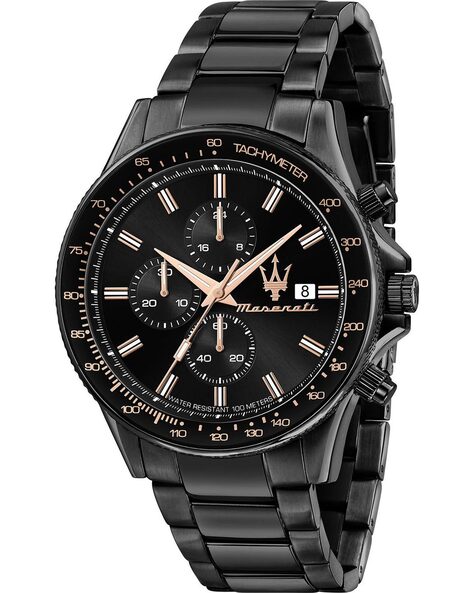 NR6247NM01 STUNNER IN BLACK DIAL & METAL STRAP