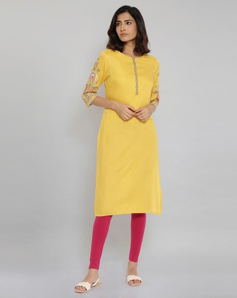 W for clearance woman straight kurta