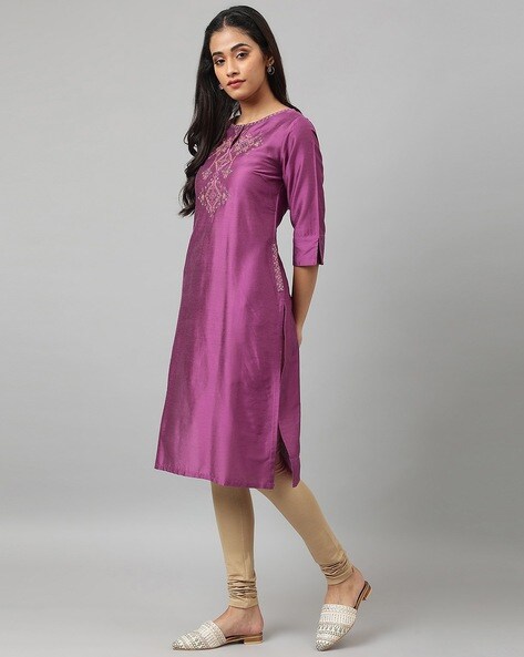 Buy Purple Kurtas for Women by W Online Ajio