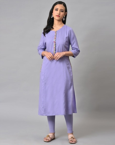 W deals plain kurtas