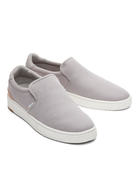 Toms grey 2024 slip ons