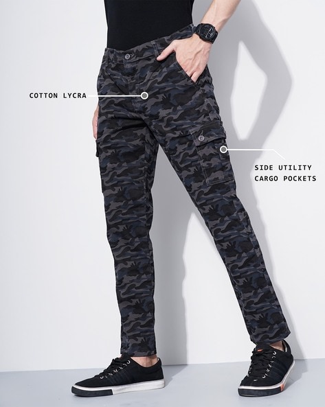 Bewakoof Trousers and Pants  Buy Bewakoof Womens Green Camouflage Normal Trouser  Online  Nykaa Fashion