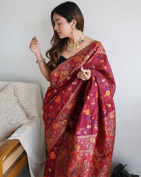 zardosi banarasi saree with price Archives - Samyakk