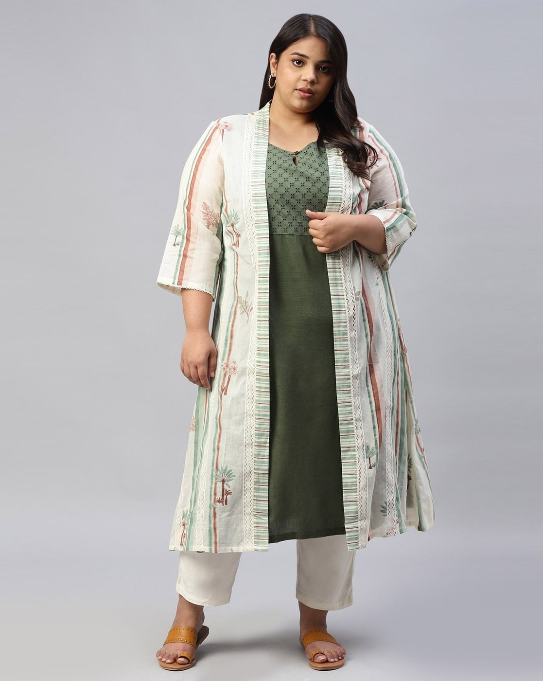 Indian Women Bandhej Rayon Long Kurta with Jacket Set Party Wear Fancy  Dress | eBay