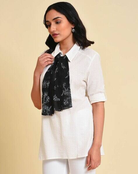Buy Ecru Shirts, Tops & Tunic for Women by W Online | Ajio.com