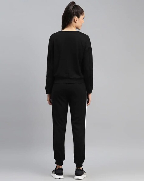 Buy Black Tracksuits for Women by Elwik Online Ajio