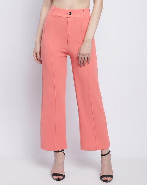 Peach Color Trousers | BAQA