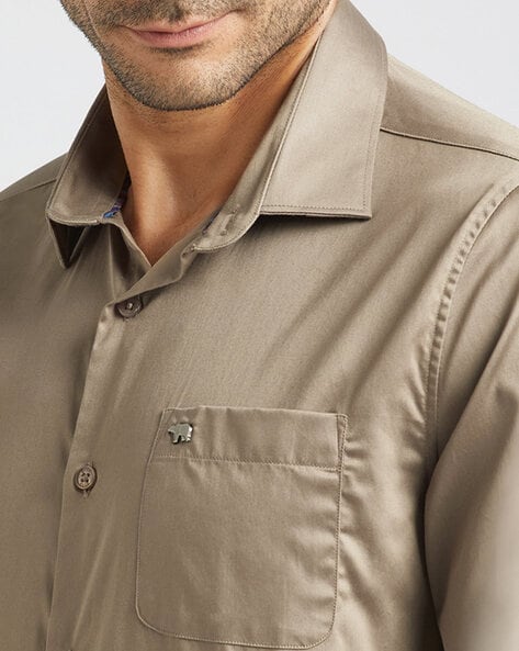 Buy Brown Shirts for Men by THE BEAR HOUSE Online