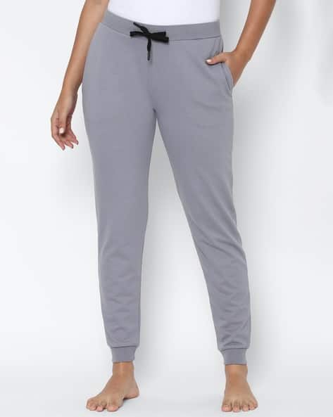 Women's Grey Cotton Tracksuit Bottoms Buy Grey Track Pants