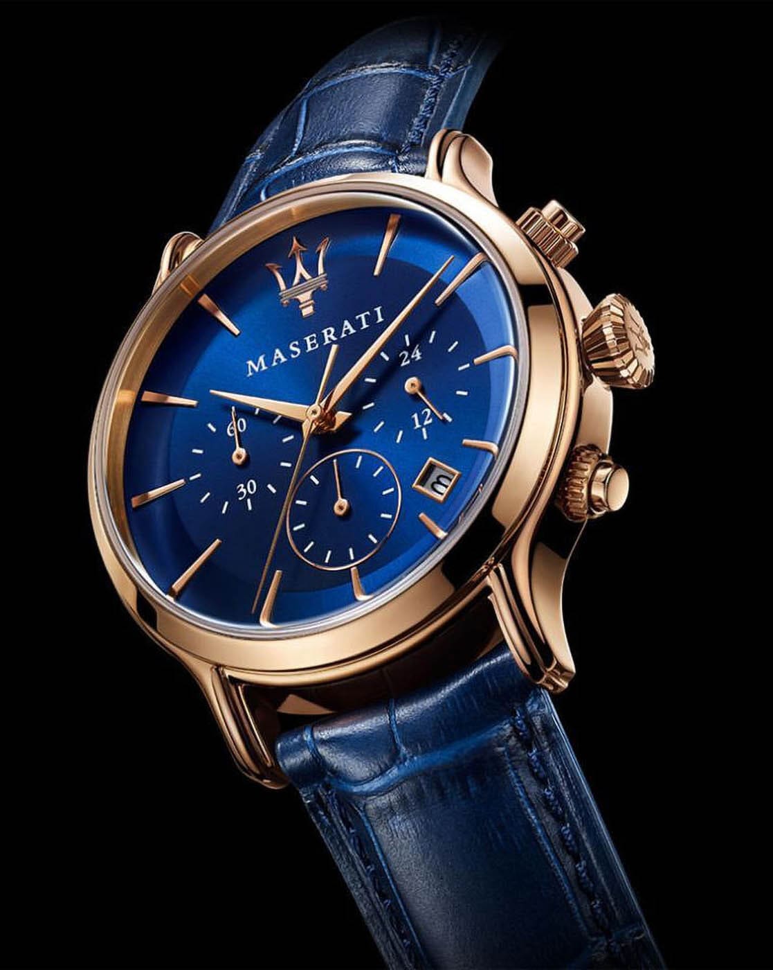 Maserati clearance watch blue