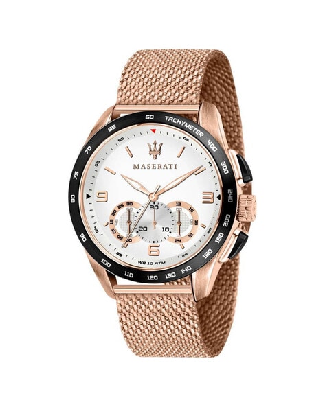 Maserati watches rose on sale gold