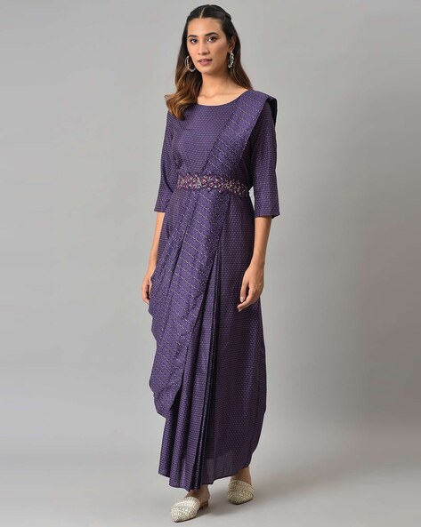 Buy Purple Dresses Gowns for Women by W Online Ajio